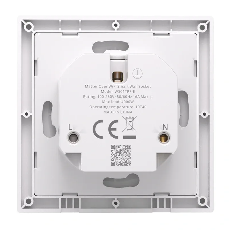 Sonoff WS01TPF-E WiFi Smart Wall Socket (Type F)